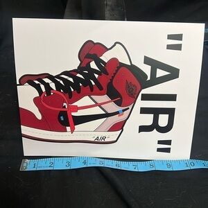 Nike Air wall art 8x10